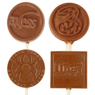 Personalised Chocolate Lollipops