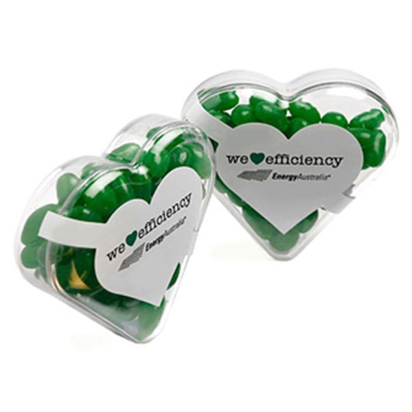 Jelly Beans in Heart Box