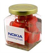 Rock Candy in Glass Jar
