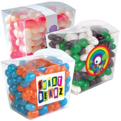 Jelly Beans Corporate Colours Mini Clear Noodle Box