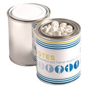 Mint Fresh Paint Cans