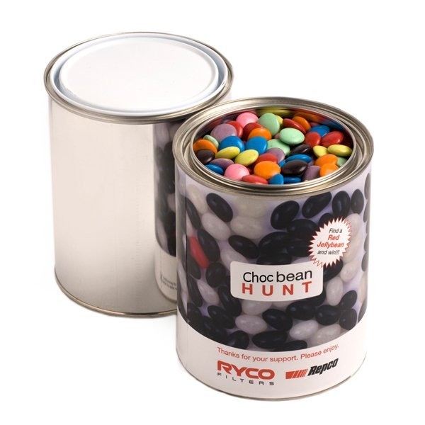 Chocolate Bean Paint Tins Large
