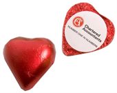 7 gram Chocolate Foiled Heart