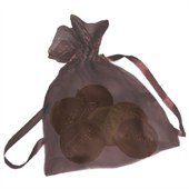 Branded Chocolate Coin Organza Bags