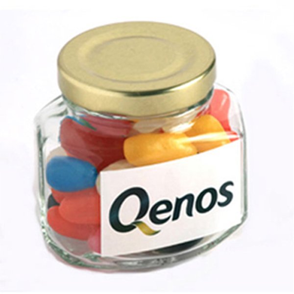 Jelly Beans in Glass Jar