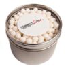 Mints Round Acrylic Window Tin