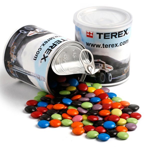 Chocolate Beans in Can