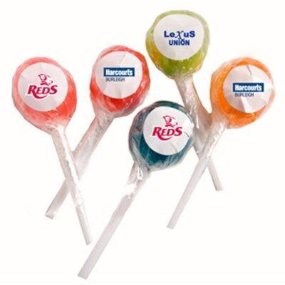 Stickered Lollipops