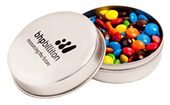 Mini M&Ms in Reusable Tin