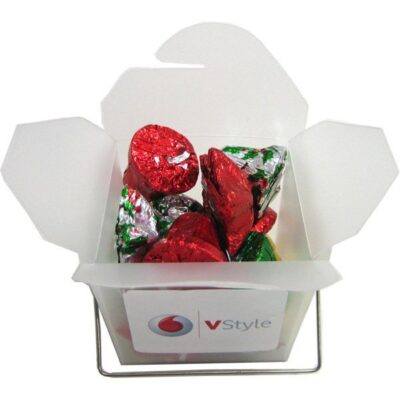 Christmas Chocolates Frosted Noodle Box