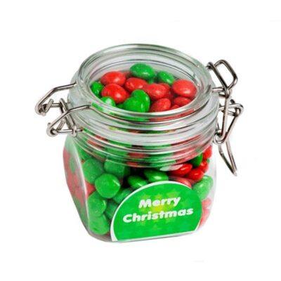 Christmas Chewy Fruits Acrylic Canister