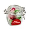 Christmas Boiled Lollies Acrylic Canister