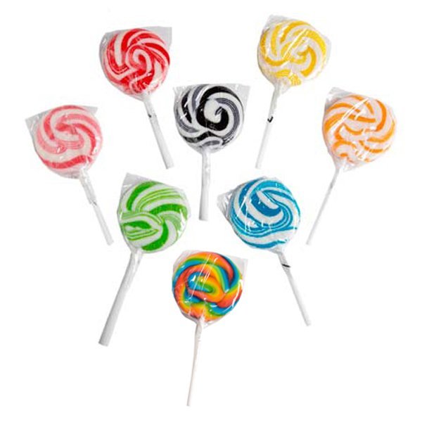 Medium Candy Lollipops Mixed