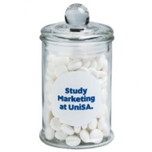 CC067B Small Apothecary Jar with Chewy Mints 115g