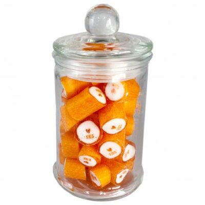 Custom Small Apothecary Jar with Rock Candy 100g