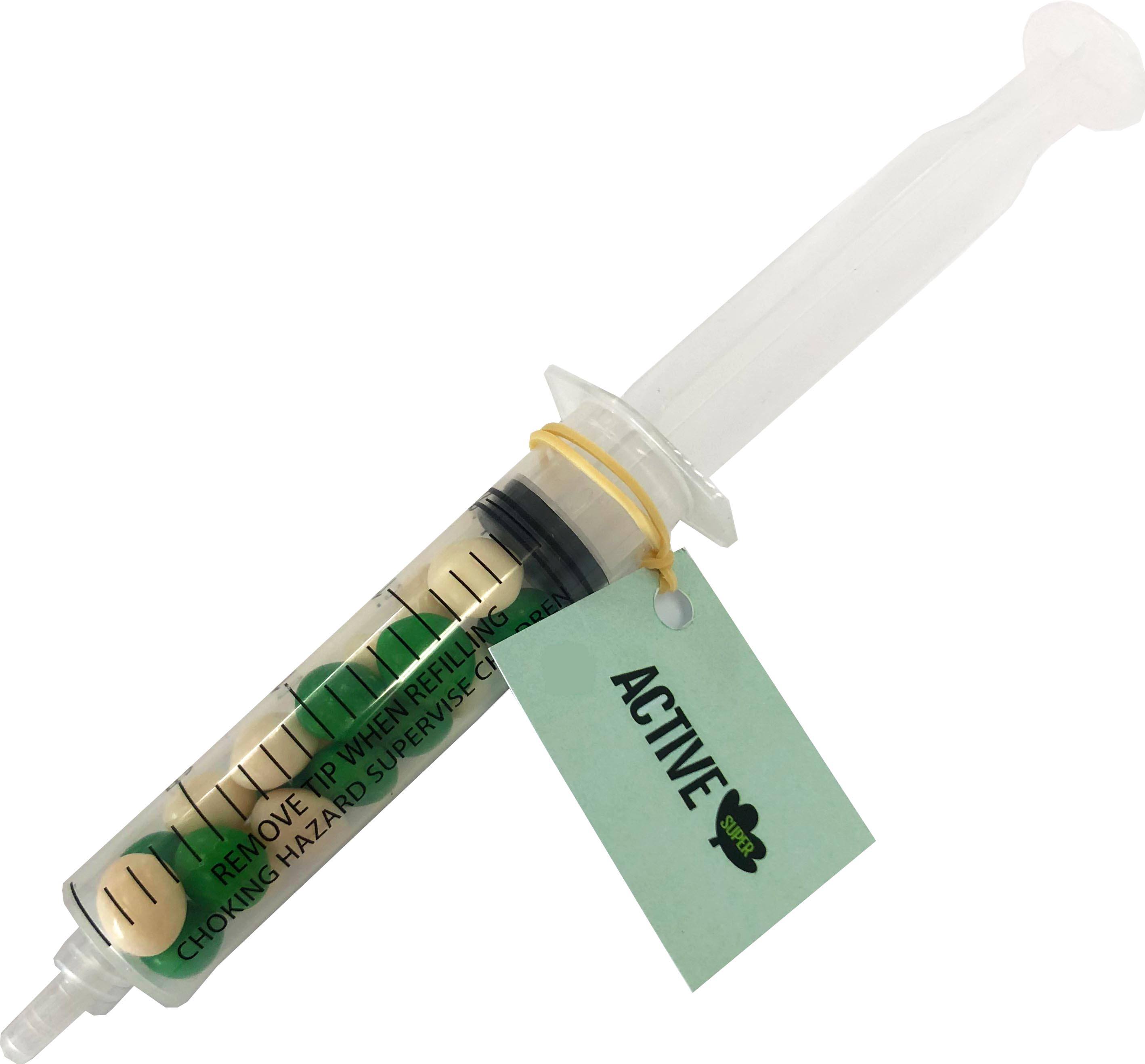 Promotional Chewy Fruit in syringe