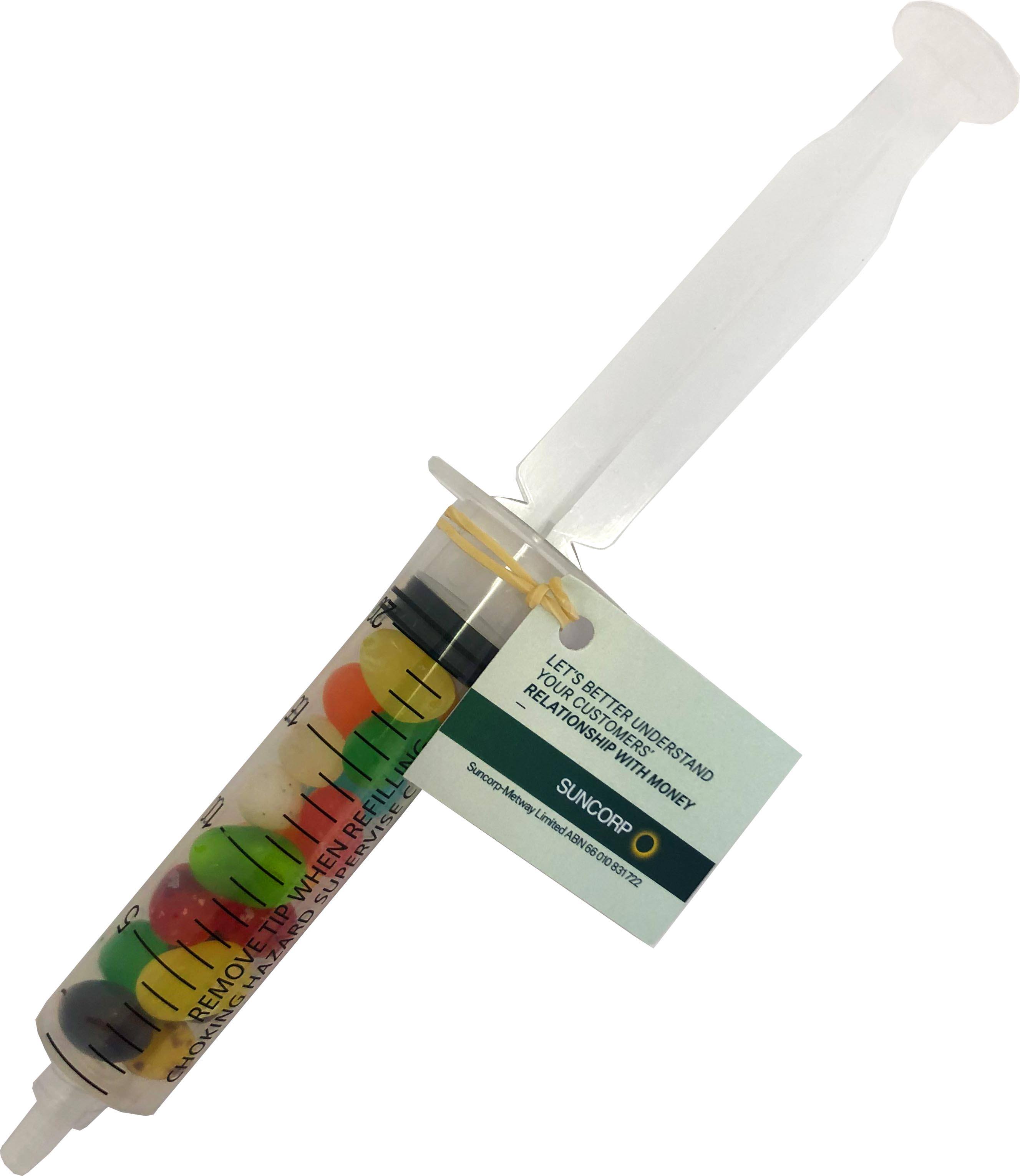 Promotional JELLY BELLY Jelly Beans in syringe