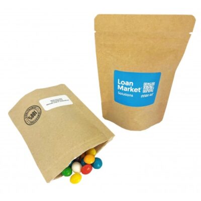 Custom Compostable Bag with Chewy Fruit 50g