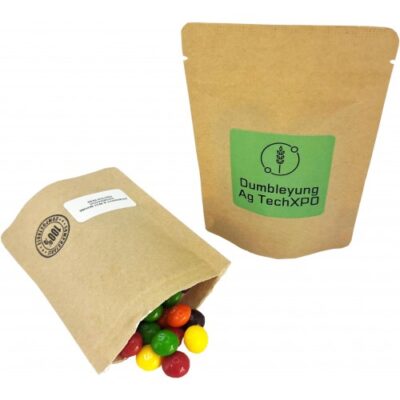 Promotional Compostable Bag with Skittles 50g