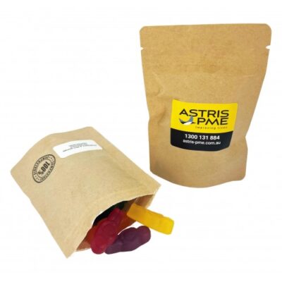 Promotional Compostable Bag with Jelly Babies 50g