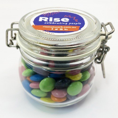 Choc Beans Acrylic Canister