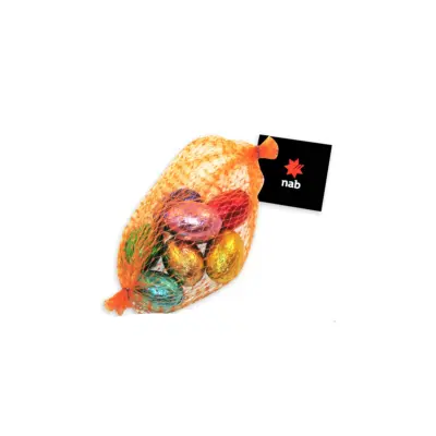 Branded Easter Eggs Mesh Bag 50g