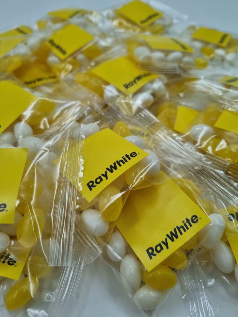 ray white branded jelly beans 