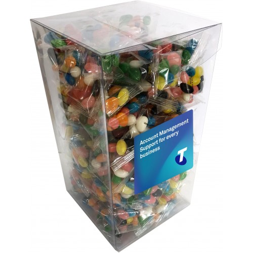 PVC Gift Box with 7g Jelly Bean Bags