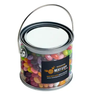Custom Medium PVC Bucket with JELLY BELLY Jelly Beans 400g