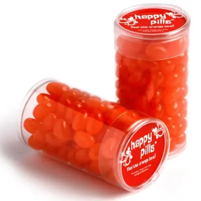 Branded Pet Tube with Mini Jelly Beans 100g