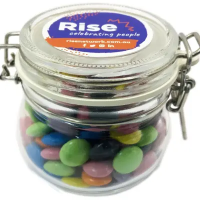 Custom Small Canister with Choc Beans 130g