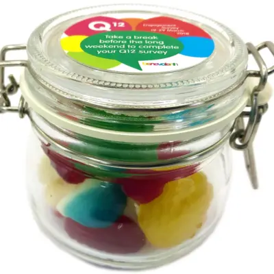Branded Small Canister with Mixed Lollies 120g