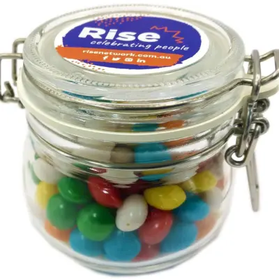 Promotional Small Canister with Chewy Fruits 130g