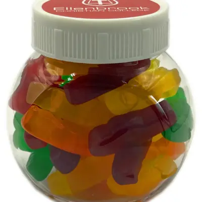 Custom Plastic Jar with Jelly Babies 135g