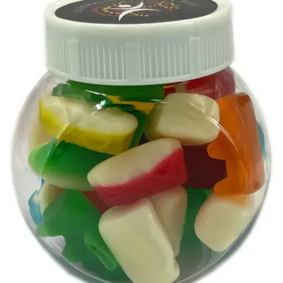 Branded Plastic Jar with Mixed Lollies 135g
