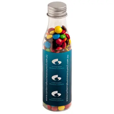 Custom Soda Bottle with Mini M&Ms 100g