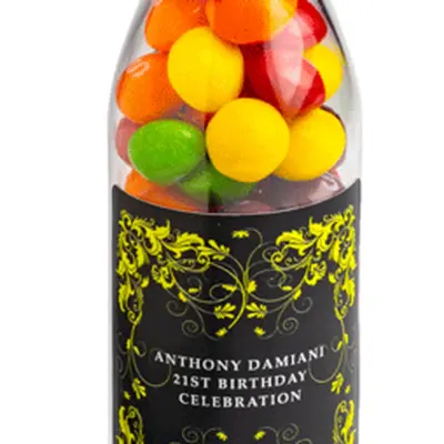Promotional Soda Bottle with Skittles 100g