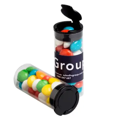 Promotional Flip Lid Tube with Chewy Fruits 35g