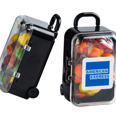 Branded Carry-On Case with Skittles 50g