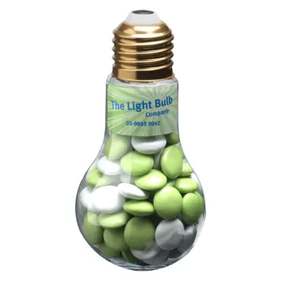 Promotional Light Bulb with Choc Beans 100g