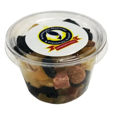 Promotional Tub filled with Fruit & Nut Mix 50g