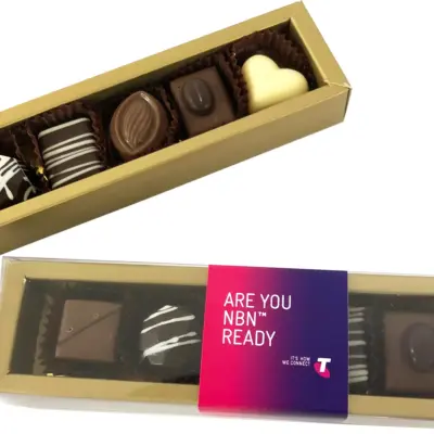 Custom 6 Pack Choc Box ASSORTED Pralines