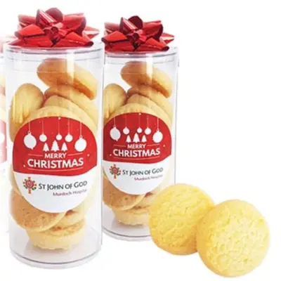 Promotional Tube with Traditional Shortbread Biscuits