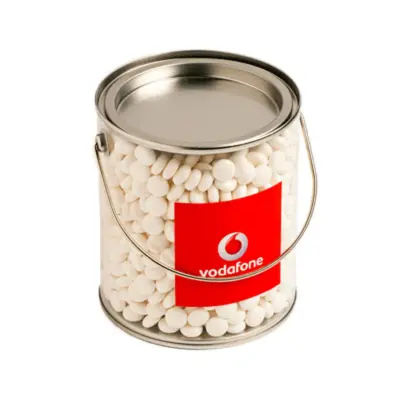 Custom Big PVC Bucket with Chewy Mints 850g