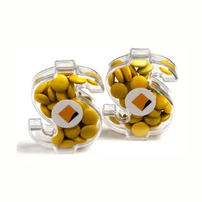 Custom Acrylic Dollar with Choc Beans 40g