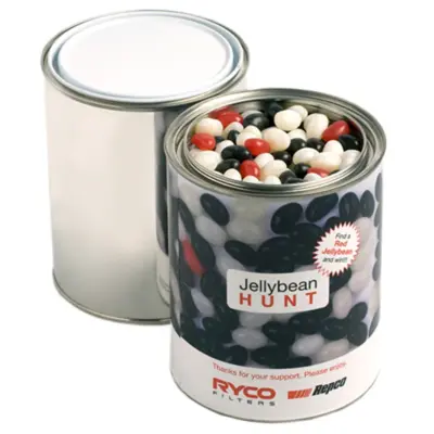 Branded Paint Tin with Mini Jelly Beans 1KG