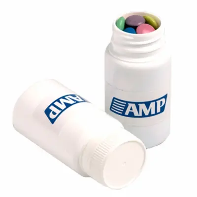 Custom Pill Jar with Choc Beans 120g