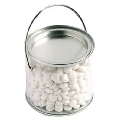 Custom Medium PVC Bucket with Chewy Mints 400g