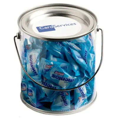 Branded Big PVC Bucket with Mentos 350g