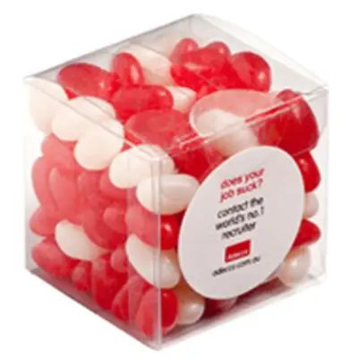 Promotional Cube with Mini Jelly Beans 110g